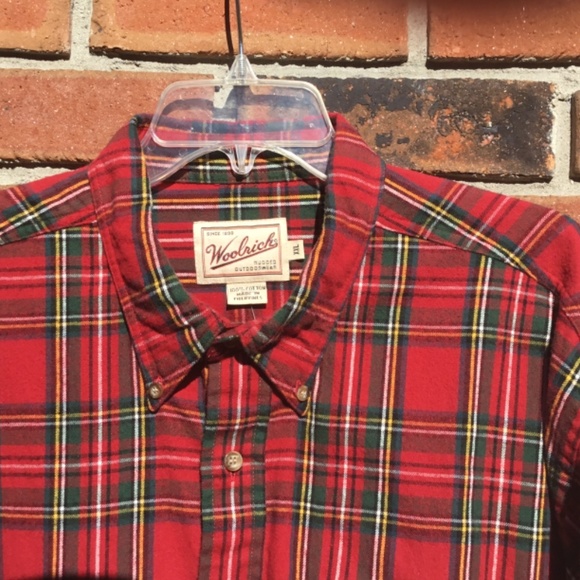 Men Woolrich flannel Shirt - Picture 3 of 7